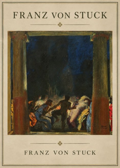 Franz von Stuck Bacchic Revel No1 - Juliste