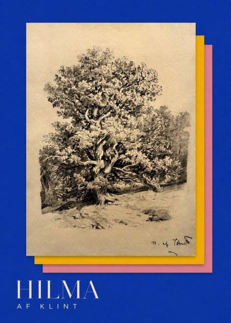 Hilma af Klint Large Tree Landscape No3 - Juliste