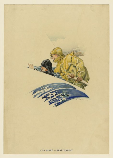 René Vincent A La Barre No6 - Juliste