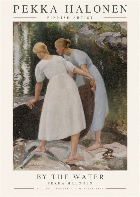 Pekka Halonen By the Water No1 - Juliste