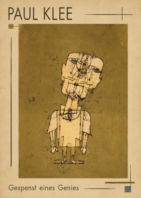 Paul Klee Gespenst Eines Genies No1 - Juliste