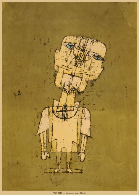 Paul Klee Gespenst Eines Genies No6 - Juliste
