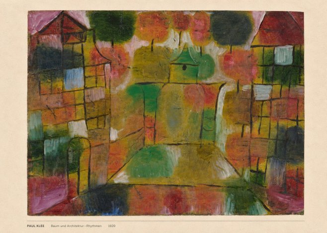 Paul Klee Baum Und Architektur--rhythmen No6 - Juliste