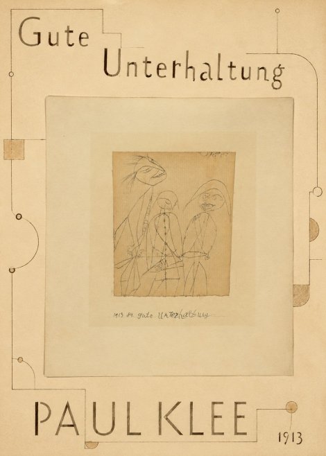 Paul Klee Gute Unterhaltung No3 - Juliste