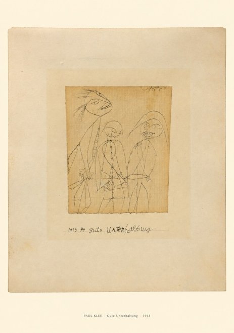 Paul Klee Gute Unterhaltung No6 - Juliste