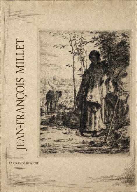Jean-François Millet La Grande Bergère No2 - Juliste