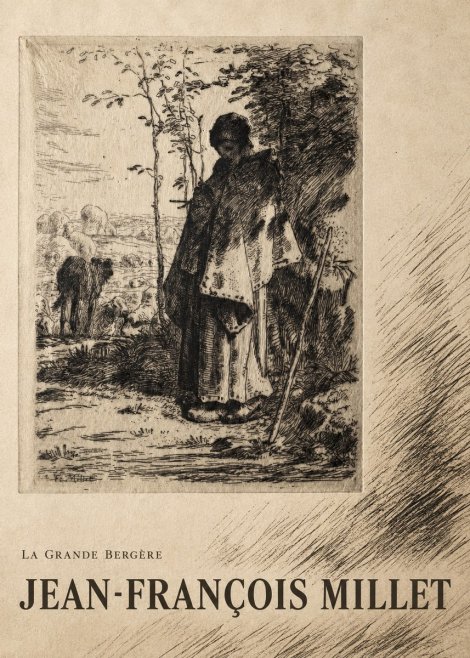 Jean-François Millet La Grande Bergère No4 - Juliste