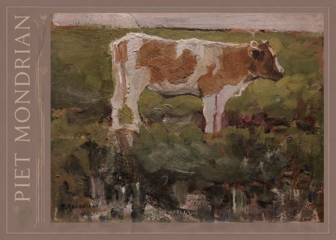 Piet Mondrian Cow No2 - Juliste