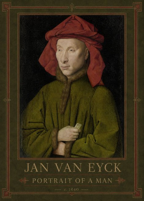 Jan van Eyck Portrait of a Man I No1 - Juliste