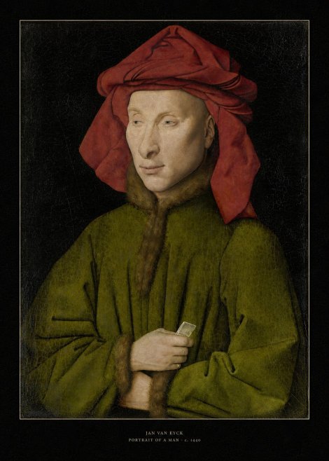 Jan van Eyck Portrait of a Man I No6 - Juliste