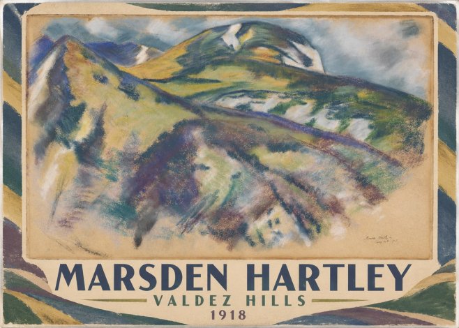 Marsden Hartley Valdez Hills No1 - Juliste