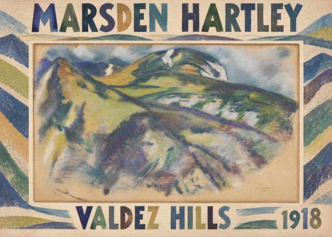 Marsden Hartley Valdez Hills No2 - Juliste