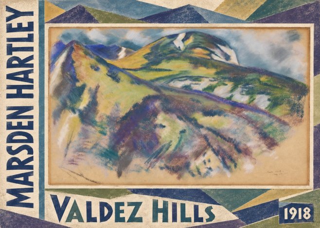 Marsden Hartley Valdez Hills No6 - Juliste