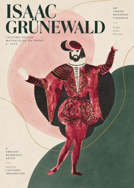 Isaac Grünewald Costume Design II No5 - Juliste