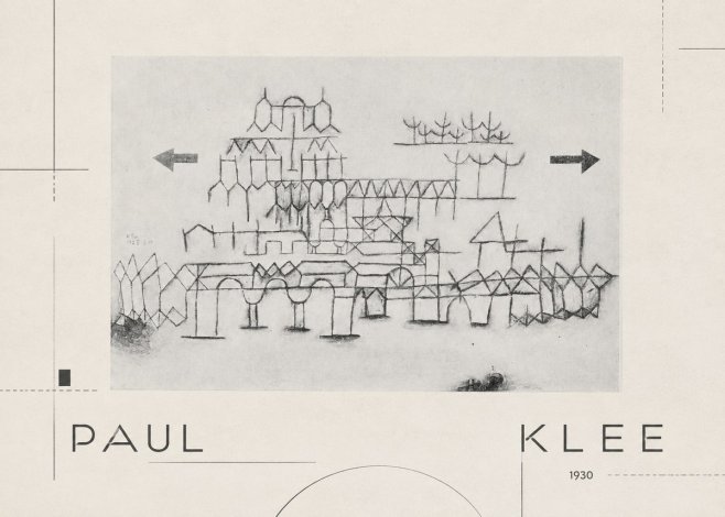 Paul Klee Architektur No2 - Juliste