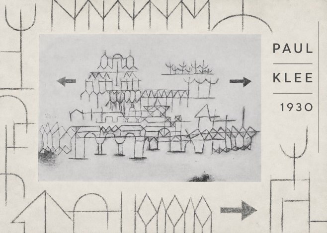 Paul Klee Architektur No6 - Juliste