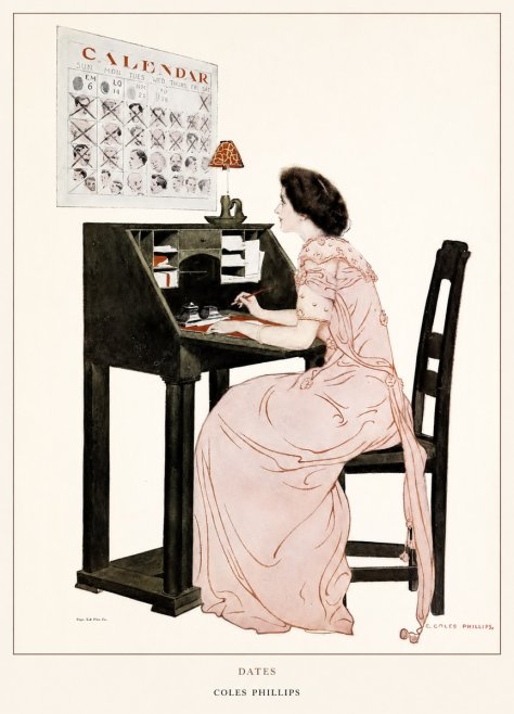 Coles Phillips Dates No5 - Juliste