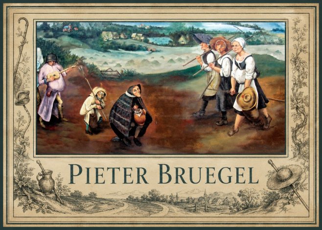 Pieter Bruegel Flemish Peasant Scene No2 - Juliste