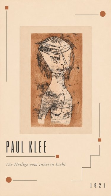 Paul Klee Die Heilige Vom Inneren Licht I No2 - Juliste