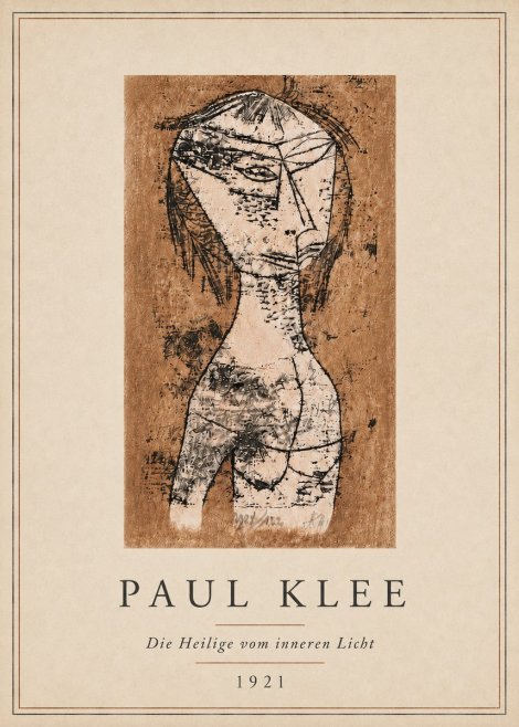 Paul Klee Die Heilige Vom Inneren Licht I No5 - Juliste