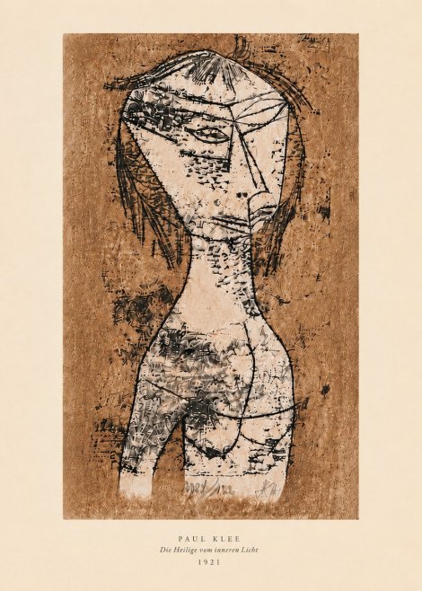 Paul Klee Die Heilige Vom Inneren Licht I No6 - Juliste