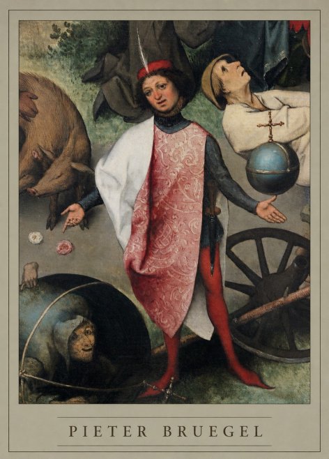 Pieter Bruegel Netherlandish Proverbs II No4 - Juliste