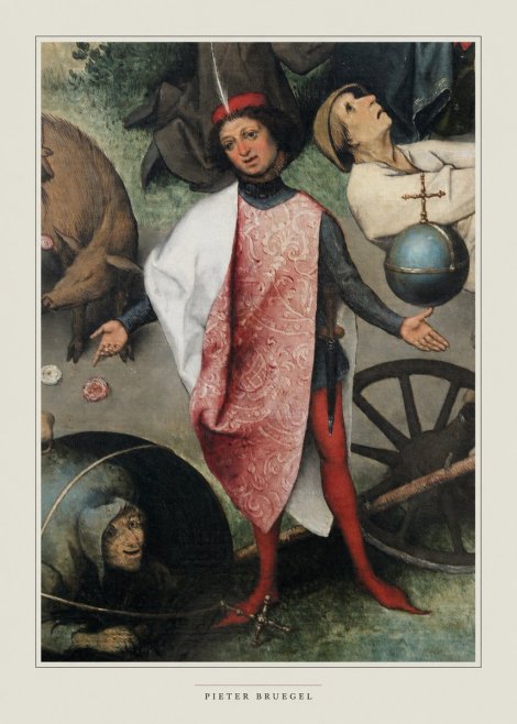 Pieter Bruegel Netherlandish Proverbs II No6 - Juliste
