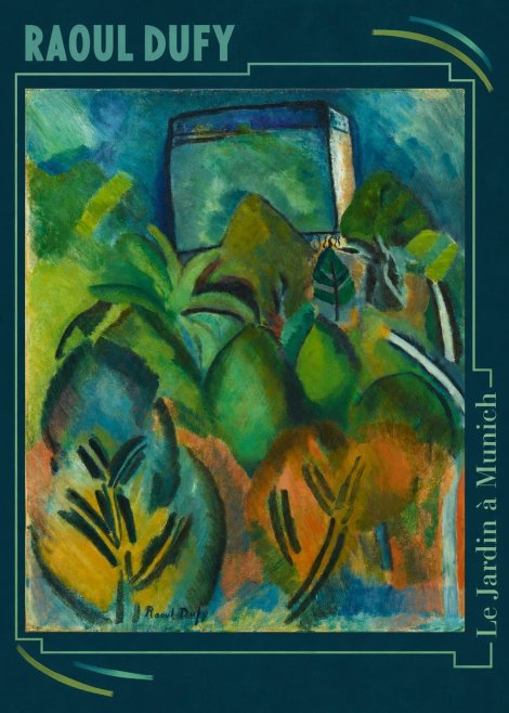 Raoul Dufy Le Jardin À Munich No6 - Juliste