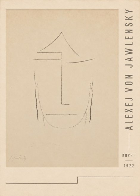Alexej von Jawlensky Kopf I No3 - Juliste