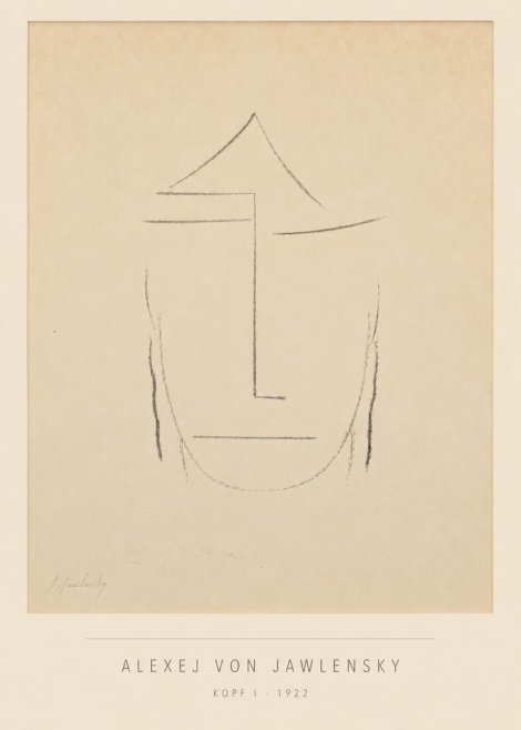 Alexej von Jawlensky Kopf I No5 - Juliste