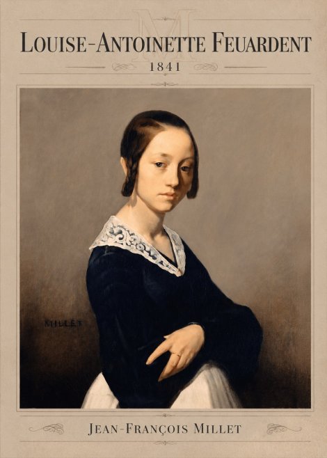 Jean-François Millet Louise-antoinette Feuardent No3 - Juliste