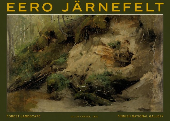 Eero Järnefelt Forest Landscape I No2 - Juliste