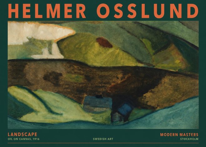 Helmer Osslund Landscape No2 - Juliste