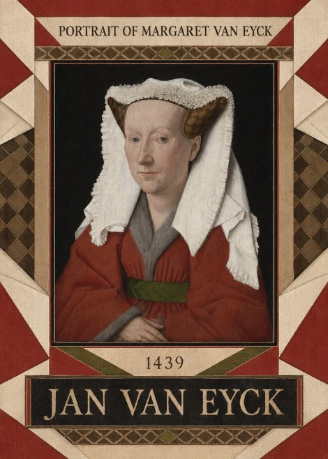Jan van Eyck Portrait of Margaret Van Eyck I No4 - Juliste