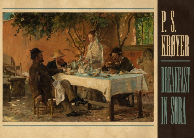 P.S. Krøyer Breakfast in Sora No4 - Juliste