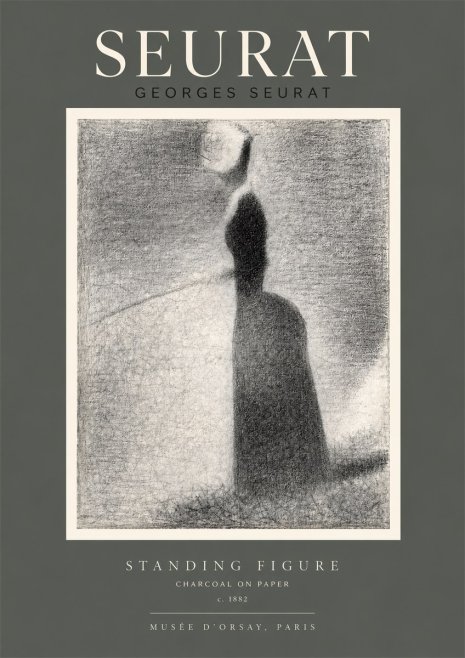Seurat Standing Figure No2 - Juliste