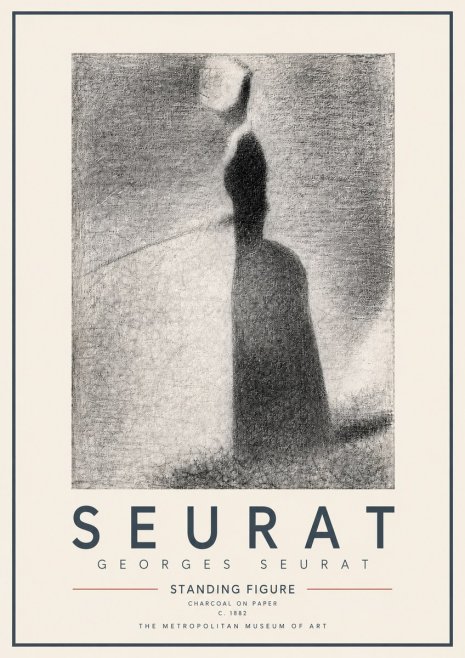 Seurat Standing Figure No4 - Juliste