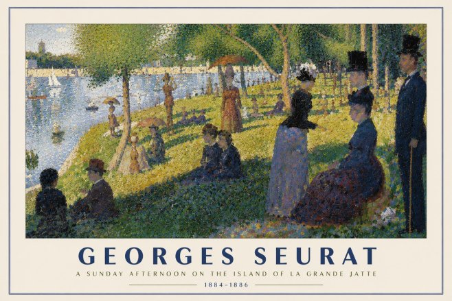 Seurat A Sunday Afternoon on the Island of La Grande Jatte I No5 - Juliste