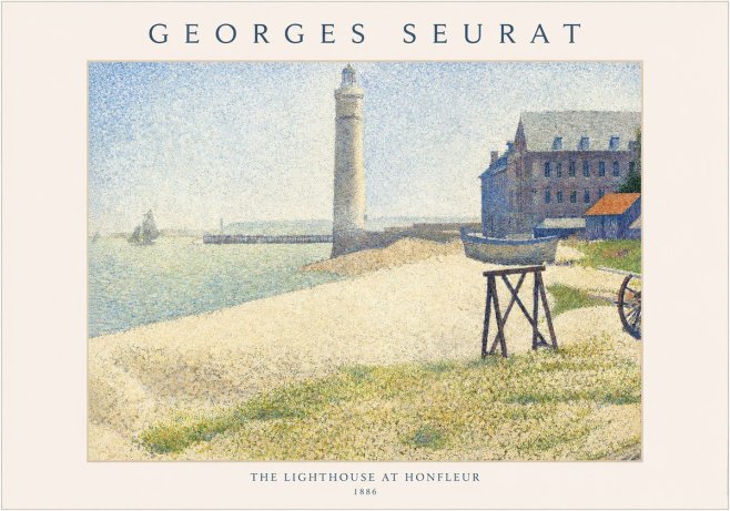 Seurat The Lighthouse at Honfleur No1 - Juliste