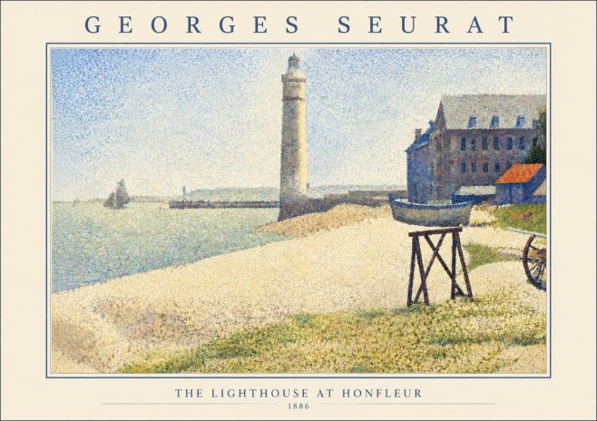 Seurat The Lighthouse at Honfleur No6 - Juliste