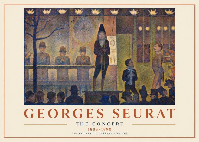 Seurat The Concert No3 - Juliste