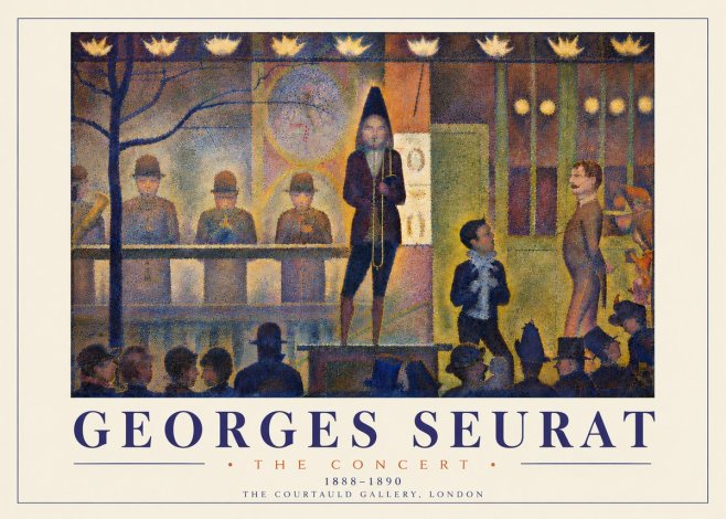 Seurat The Concert No6 - Juliste