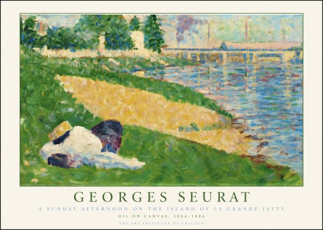 Seurat A Sunday Afternoon on the Island of La Grande Jatte II No2 - Juliste