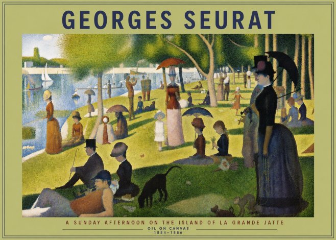 Seurat A Sunday Afternoon on the Island of La Grande Jatte III No5 - Juliste