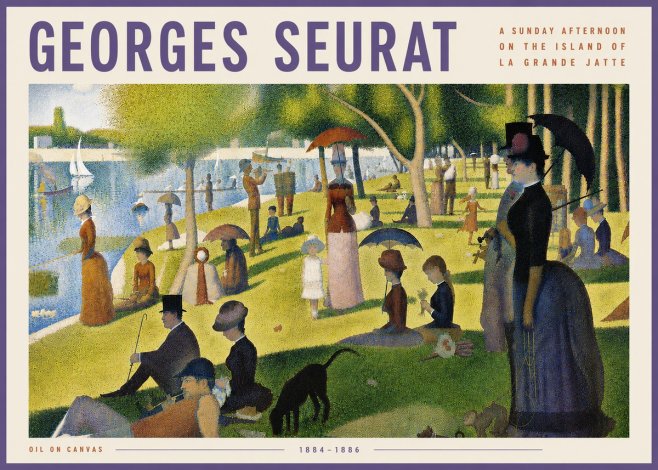 Seurat A Sunday Afternoon on the Island of La Grande Jatte III No6 - Juliste
