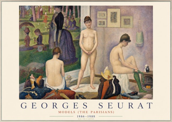 Seurat Models (the Parisians) No3 - Juliste