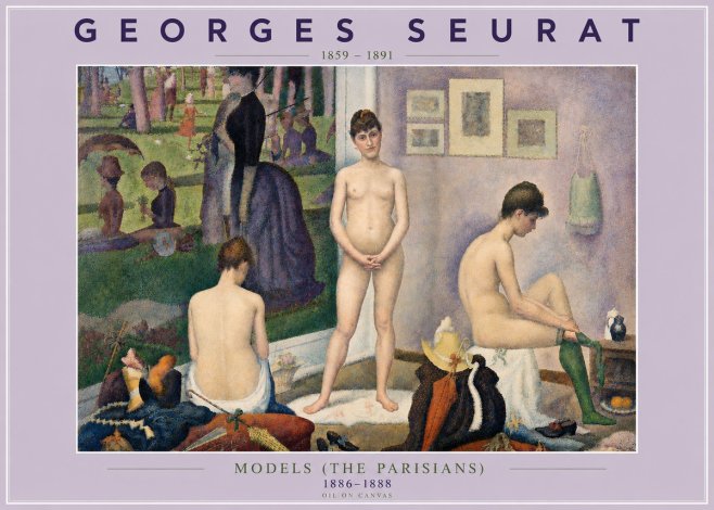 Seurat Models (the Parisians) No4 - Juliste