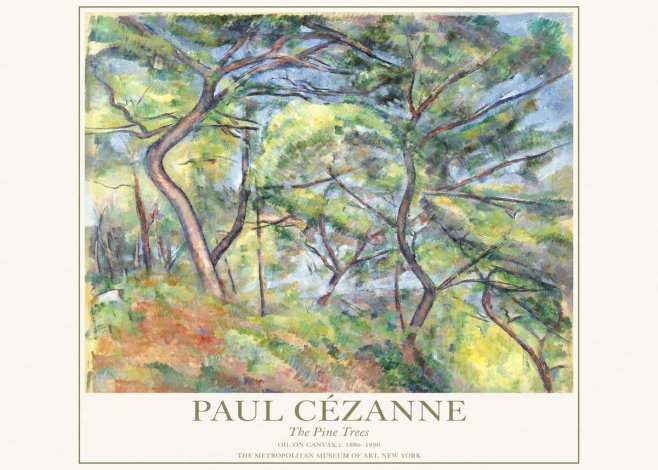 Paul Cézanne The Pine Trees No1 - Juliste