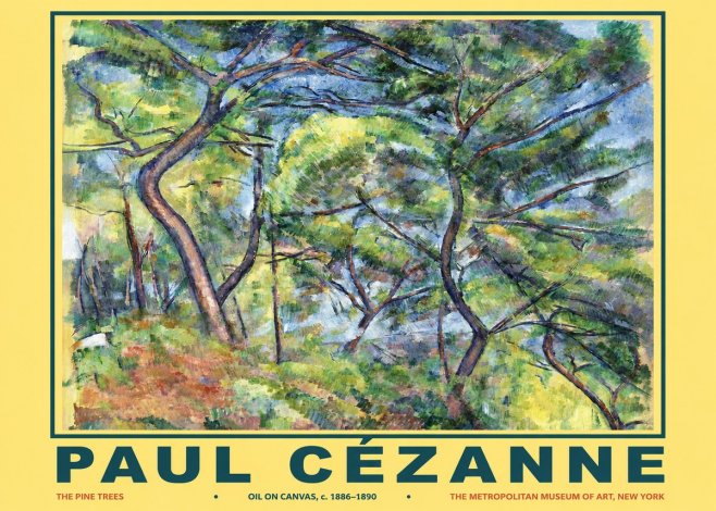 Paul Cézanne The Pine Trees No2 - Juliste