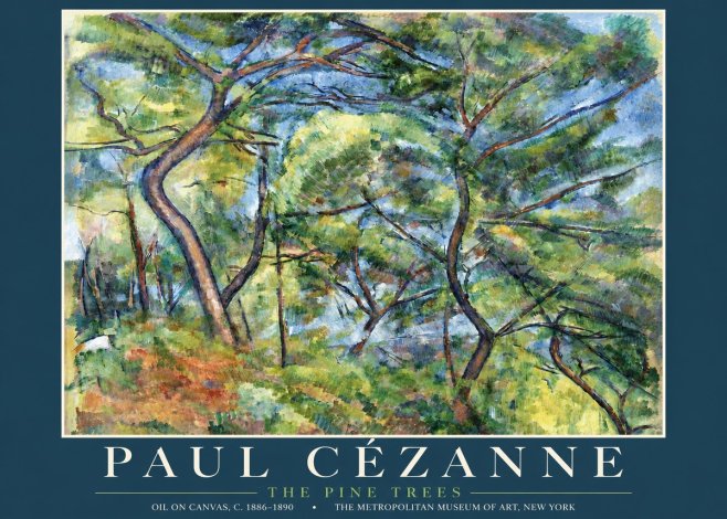 Paul Cézanne The Pine Trees No3 - Juliste